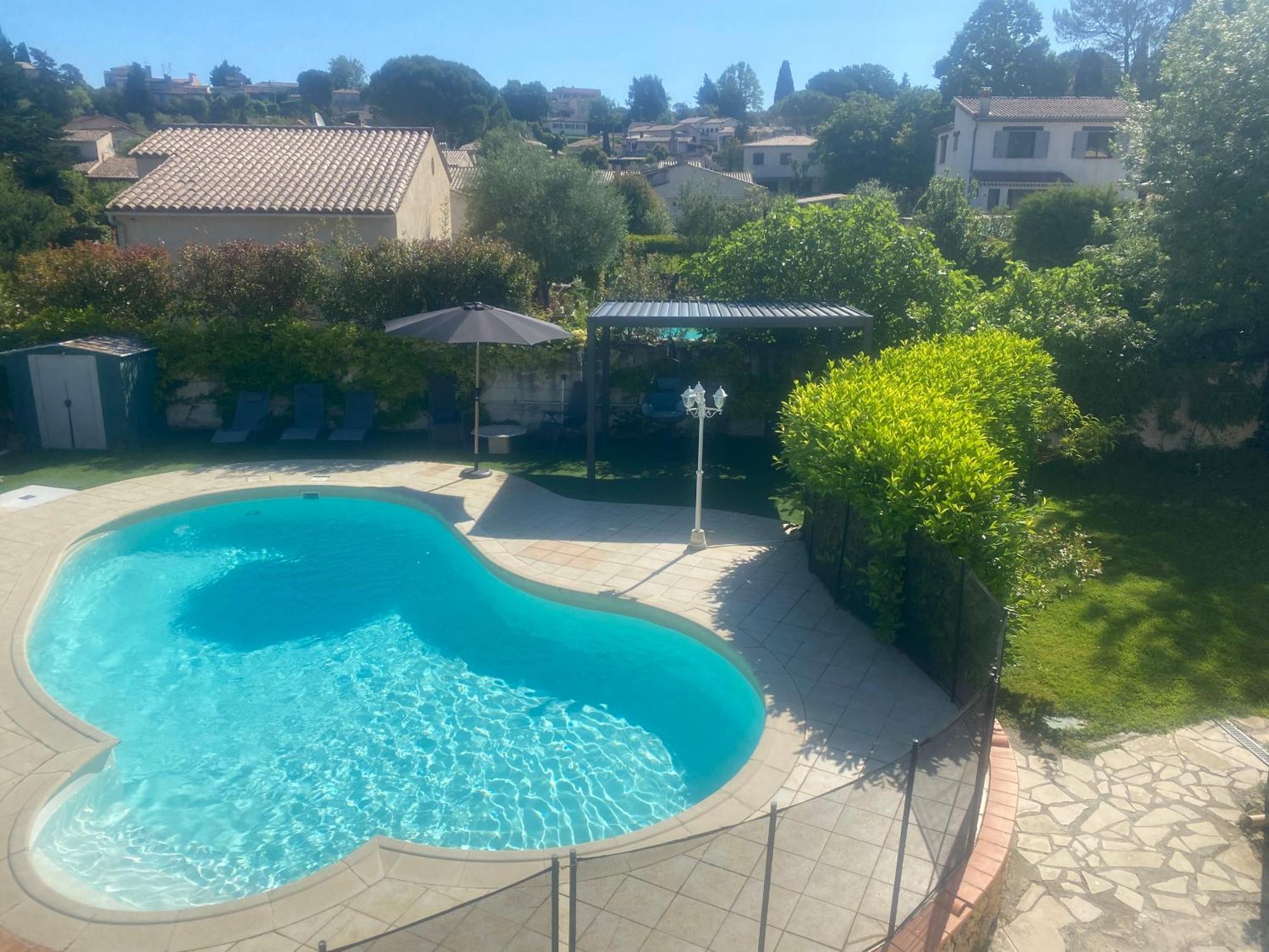 Studio Climatise Avec Piscine Et Jardin Villeneuve-Loubet Exterior foto